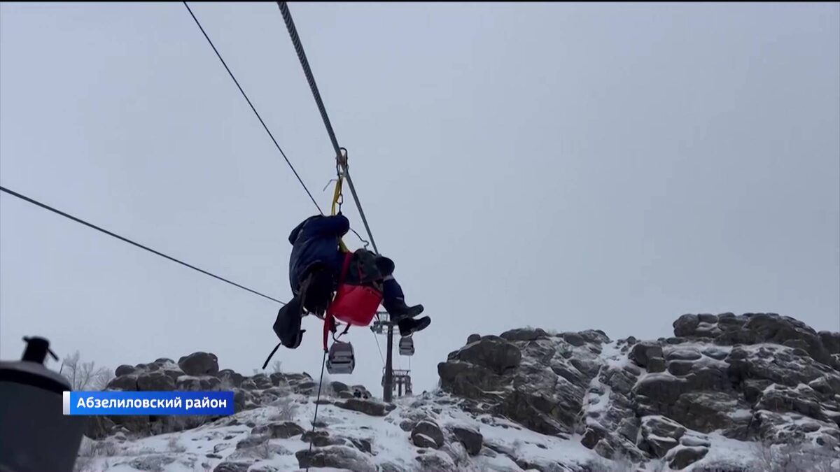    В Абзелиловском районе Башкортостана прошли масштабные учения на территории горнолыжного комплекса