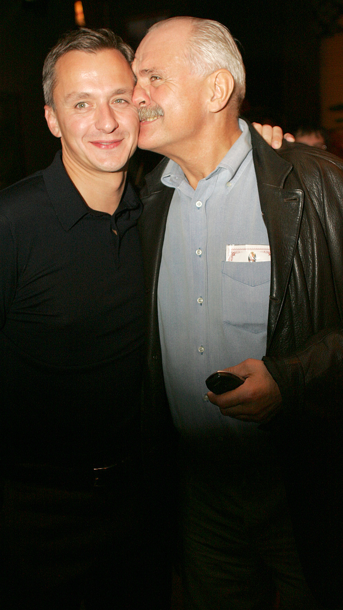 Степан Михалков с отцом Никитой