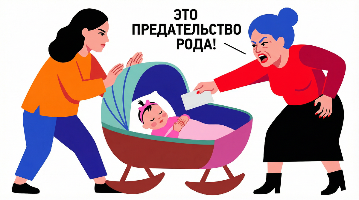 Муж сам смеётся над своей фамилией. Но свекровь требует дать её внучке. Я сказала «нет» — и начался ад. Разбираемся, кто решает