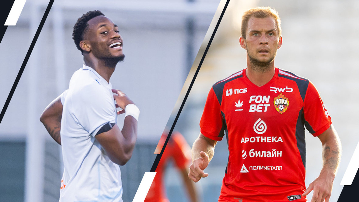    Джон Дуран и Дмитрий Баринов.ФК «Зенит», ПФК ЦСКА