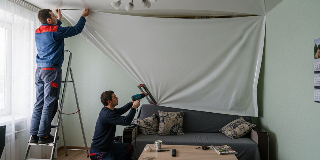 Натяжной потолок уходит в прошлое: дизайнеры назвали 4 потолочных тренда, которые делают интерьер дорогим и стильным