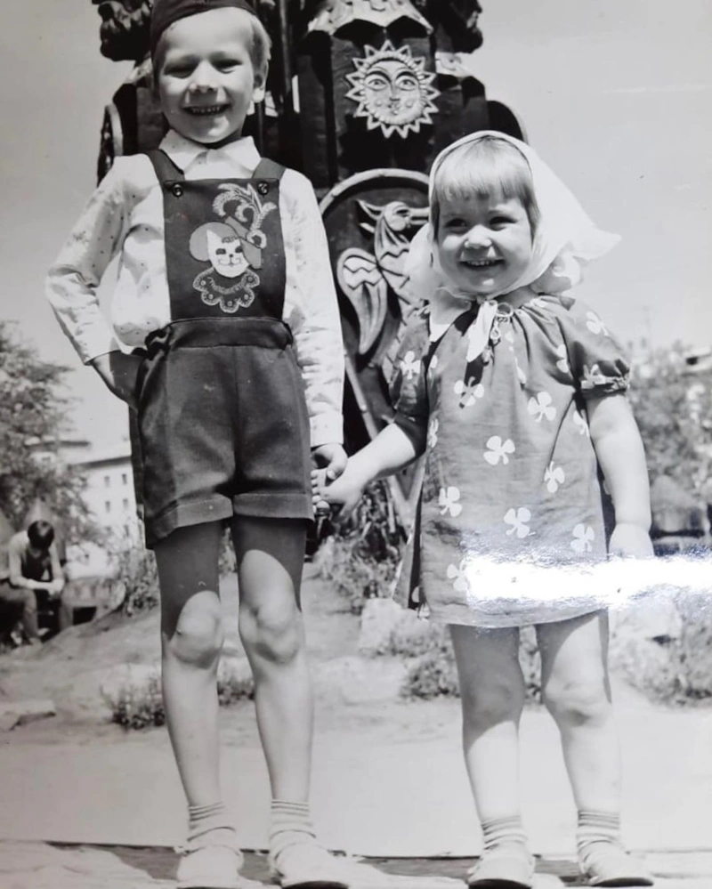 Александр Усюгов в детстве