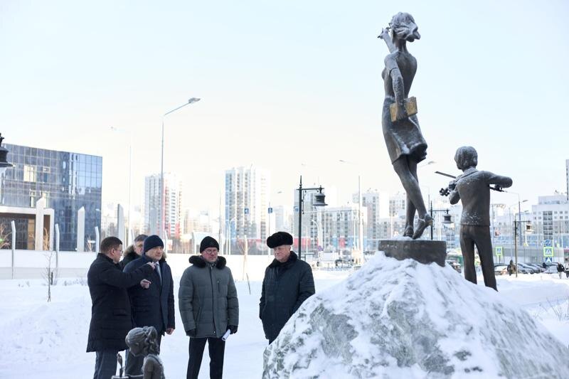    Визит Николая Журавлева в Академический