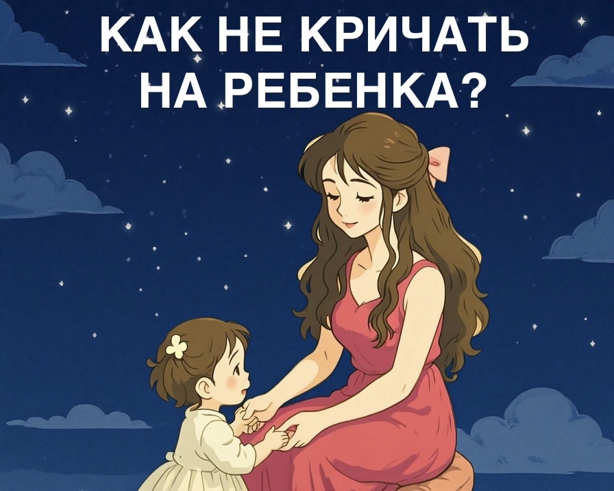 Как не кричать на ребенка?