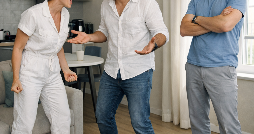 Сынок мамин, это не общежитие — освободи мою квартиру немедленно. Заявила уже бывшая жена