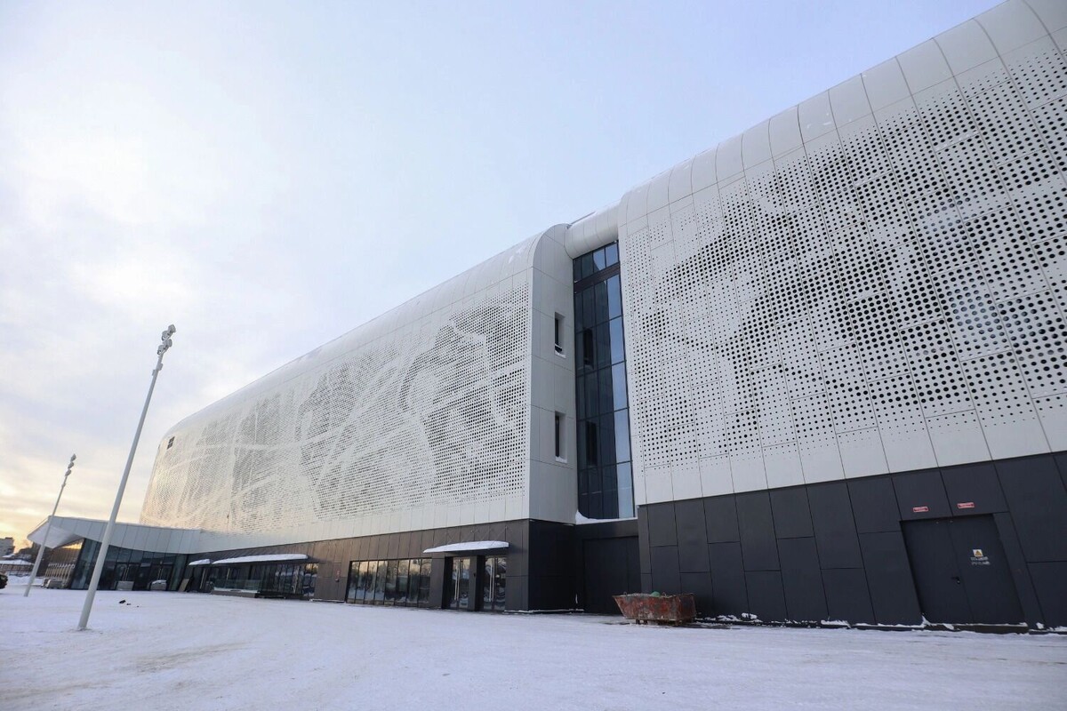    Фасад арены уже полностью готов   vk.com/rustadium