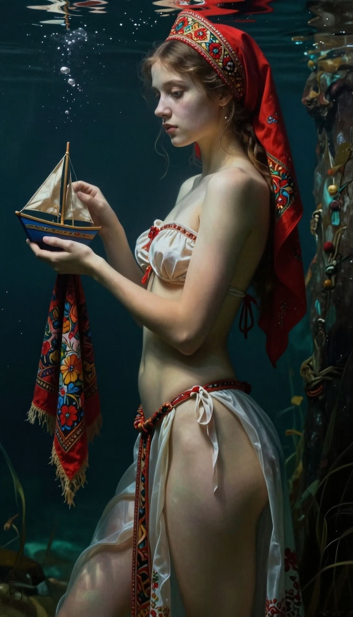 Русалка из славянских сказаний: отражение традиций