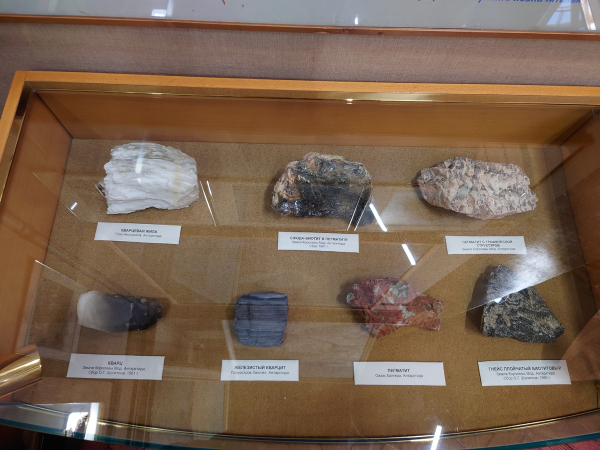 Образцы горных пород с Антарктики