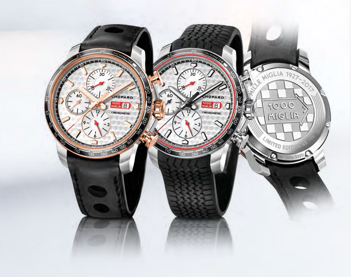 Призовые хронографы Chopard Mille Miglia в честь столетия гонки 
