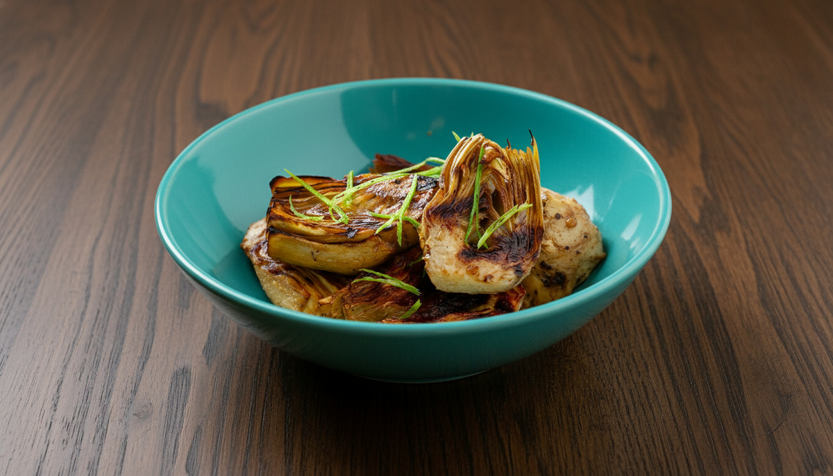 Артишок с трюфельным маслом