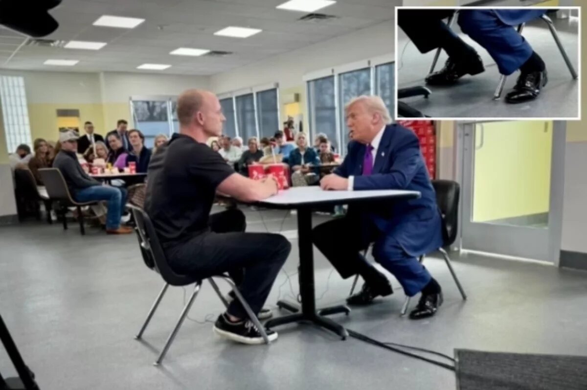    В США опять вспыхнули споры о здоровье Трампа после фото его лодыжек