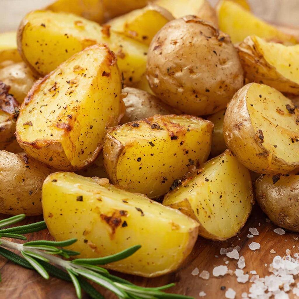  Картошка дольками по-деревенски