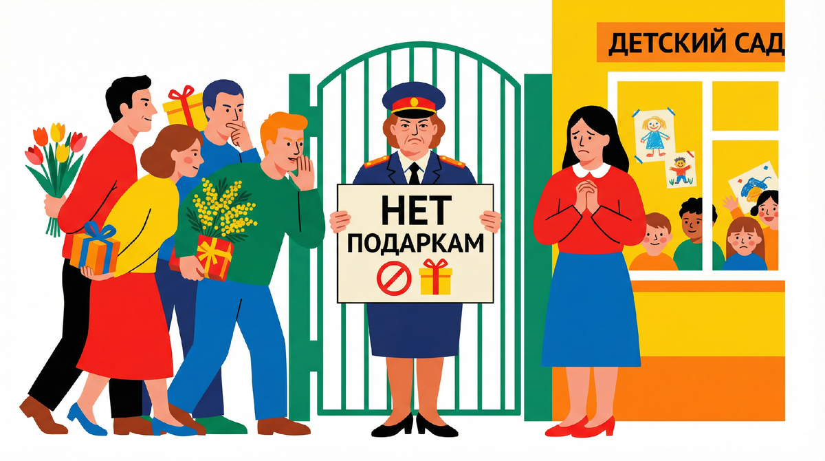 🌷 «В этом году никаких подарков воспитателям! Подпишите приказ!» — заявила заведующая. Причина банальна до смешного. В прошлом году мы не стали скидываться на «конверт» руководству, а поздравили только наших любимых воспитателей. Заведующая обиделась. И теперь мстит.