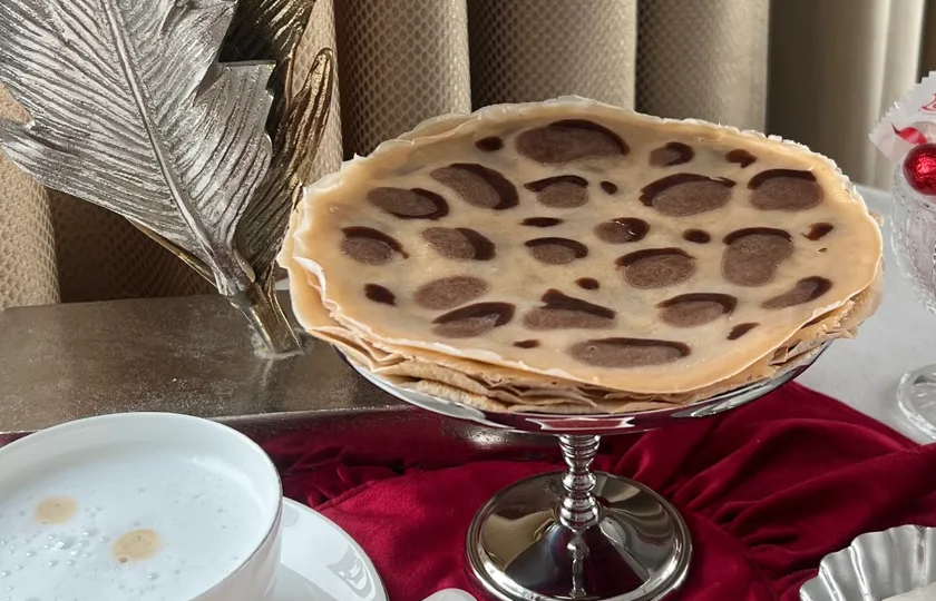 Готовим Леопардовые блины на Масленицу