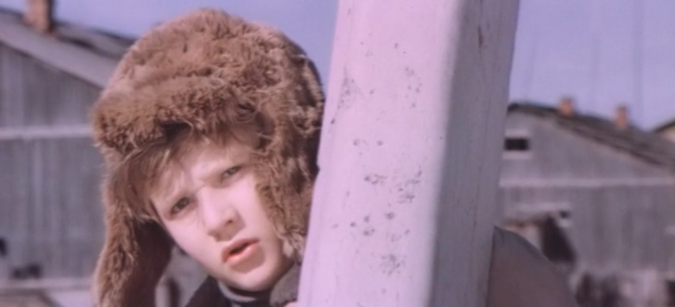 Кадр из фильма "Весенние перевёртыши". 1974. В главной роли Роман Мадянов. Скрин автора