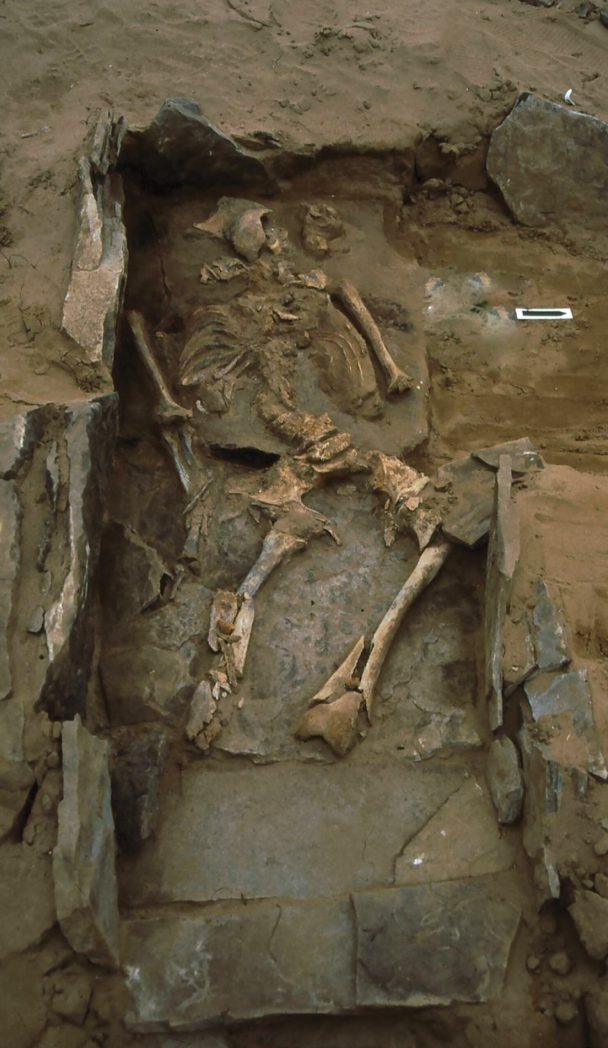 Полусогнутое погребение