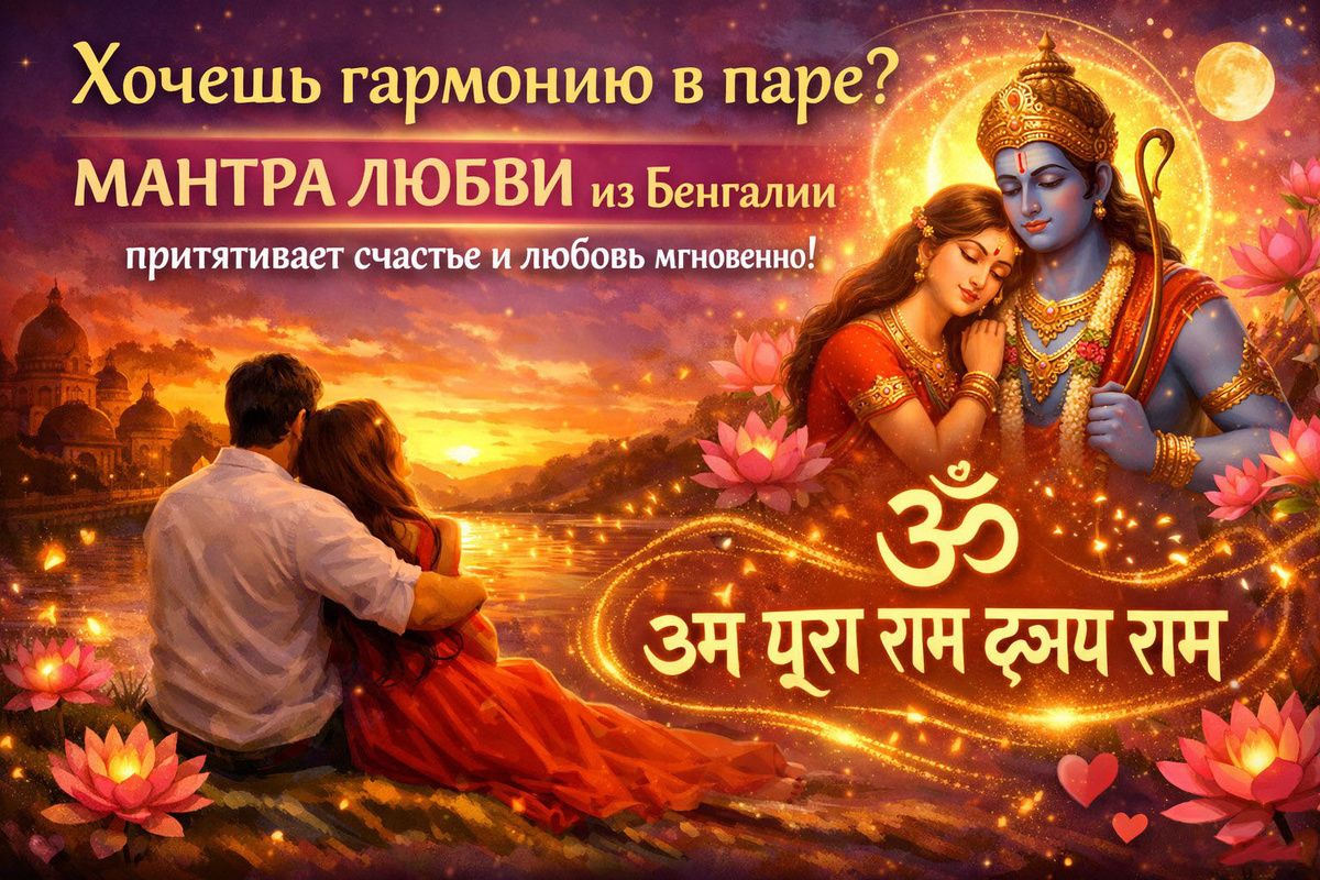 Хочешь гармонию в паре? МАНТРА ЛЮБВИ из Бенгалии притягивает счастье и любовь 