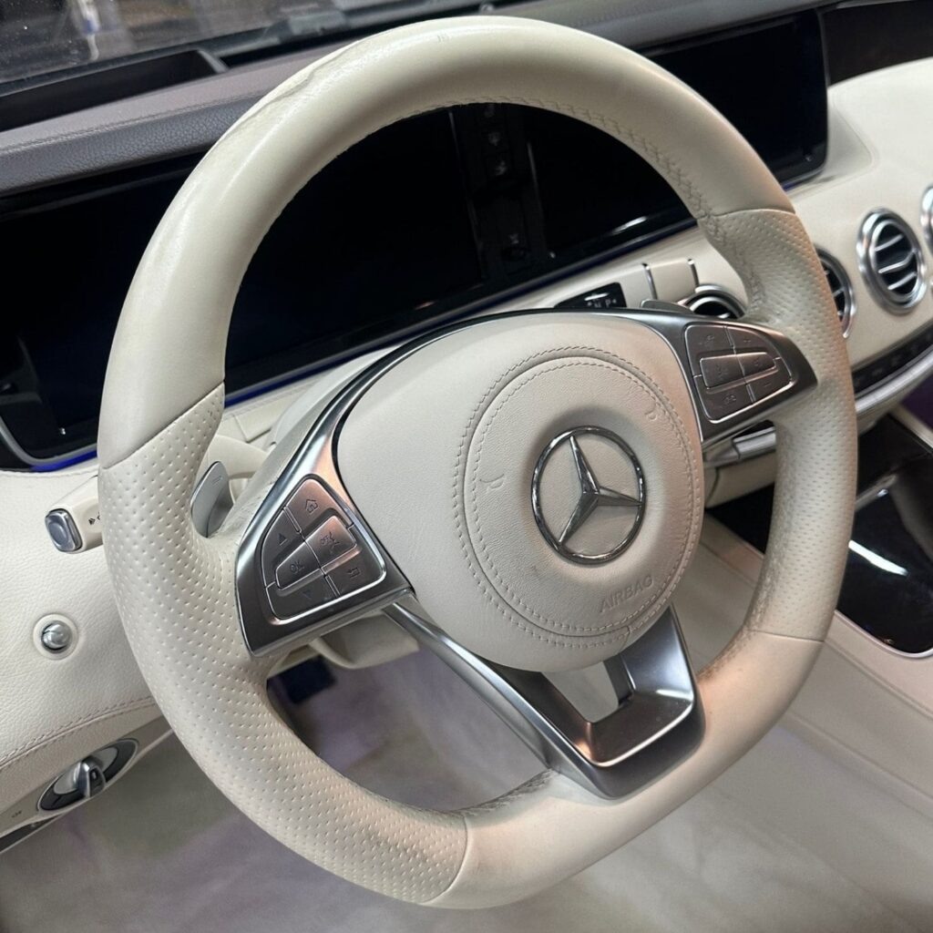 Руль мерседес, до реставрации 