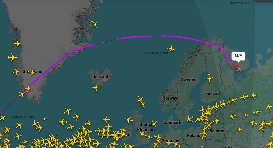Утром 20 февраля 2026 года неопознанный Boeing 787 с авиабазы Эндрюс пересёк границу России, пролетел полстраны и… исчез с радаров над Архангельской областью. Дальше — тишина. Или нет?