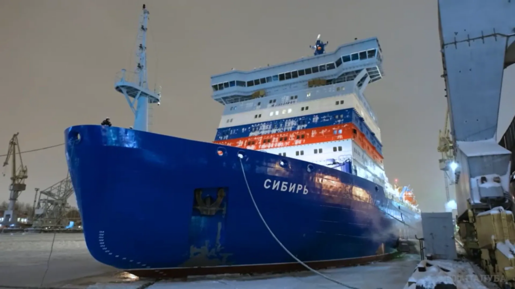      Атомоход «Сибирь» будет проводить нефтяные танкеры в акватории Балтийского моря
