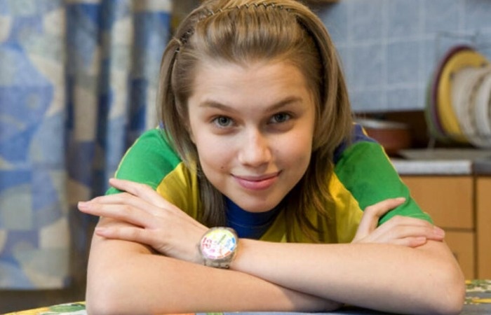 Дарья Мельникова в юности.