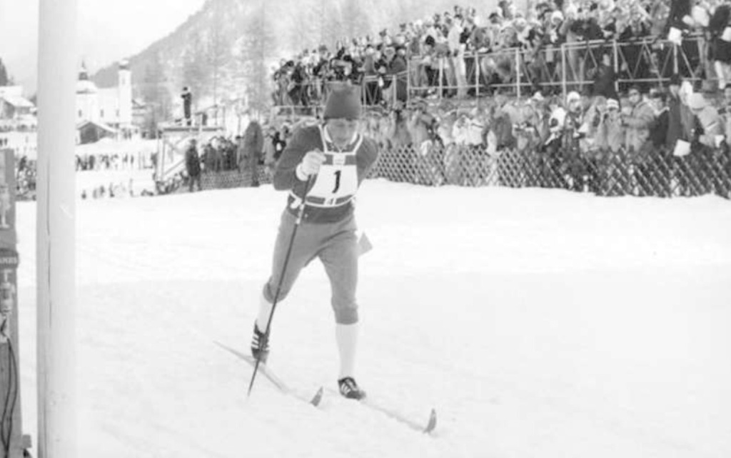  Олимпийская чемпионка Галина Кулакова на XII зимних олимпийских играх, 1976 год. Фото: Центральный Госархив Удмуртии