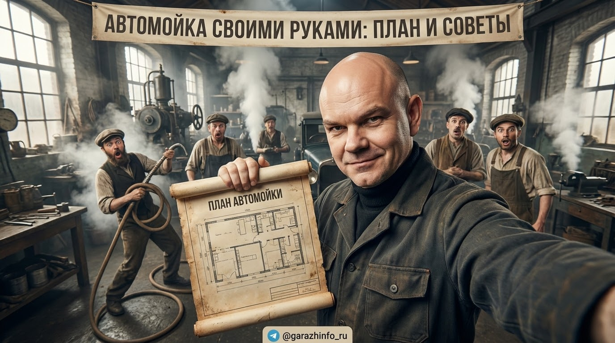    Создание автомойки в гараже — интересный проект для увлеченных автомобилями. Zero8