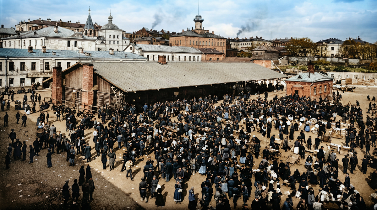 Городская народная столовая на Хитровом рынке