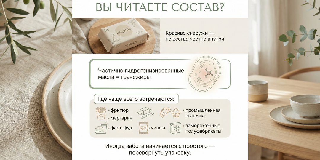 Вы читаете состав продуктов на этикетках? Или просто верите производителю?
