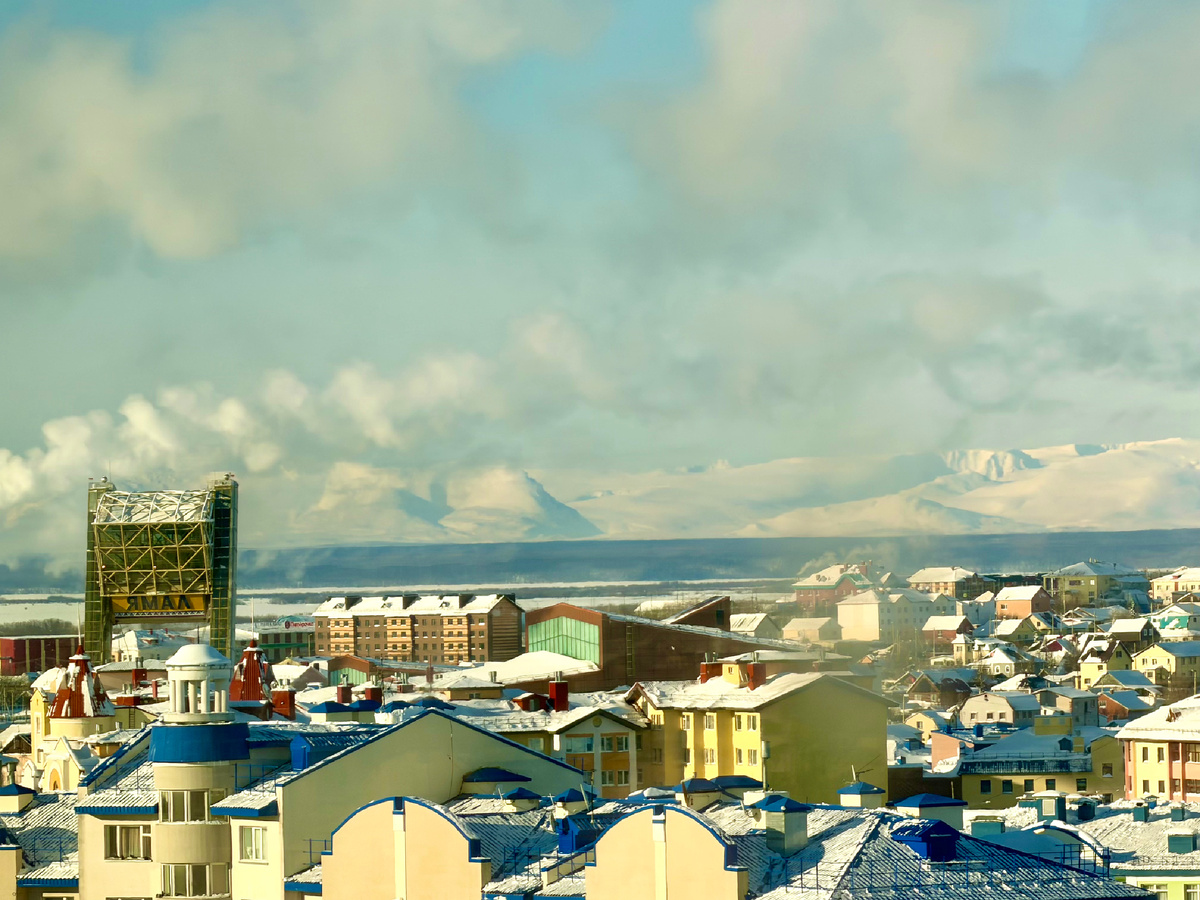 Вид с обзорной площадки на улице Чубынина. Фото автора.