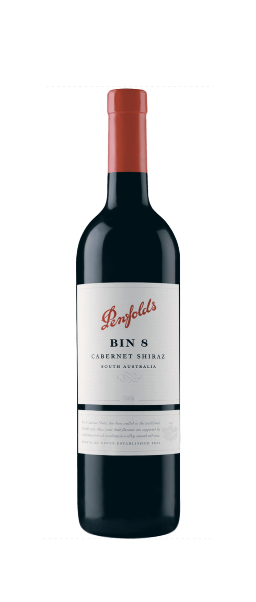 Средняя стоимость вина Penfolds Bin 8 — 3 800 ₽