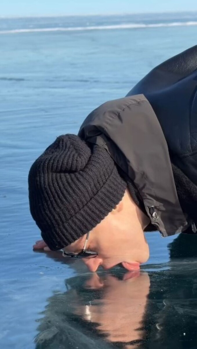    SHAMAN облизал лед озера Байкал. Источник: t.me/shaman_channel