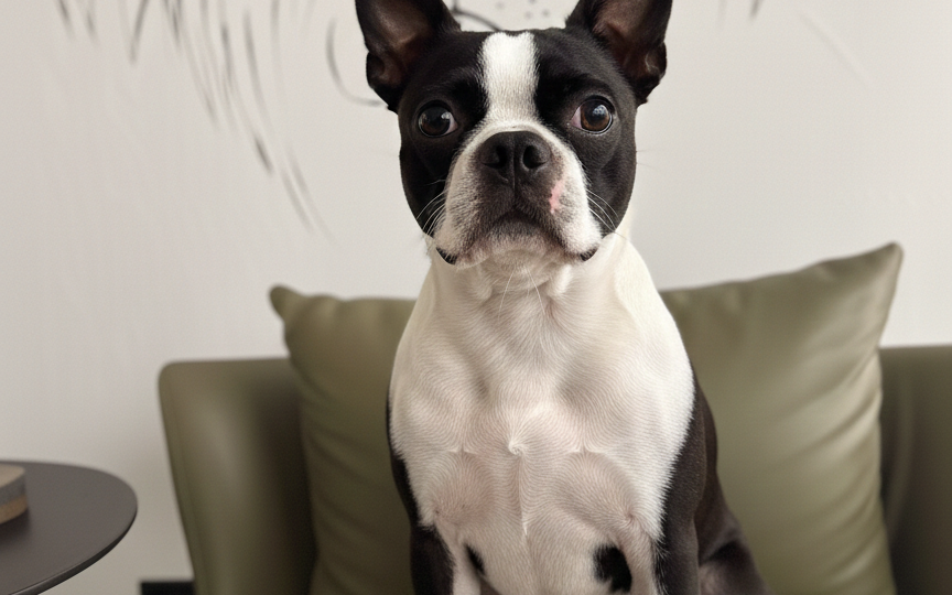 Стрижка и уход за шерстью собак породы Бостон терьер