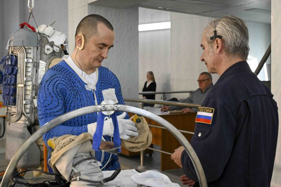 Петр Дубров перед тренировкой. Фото: ЦПК