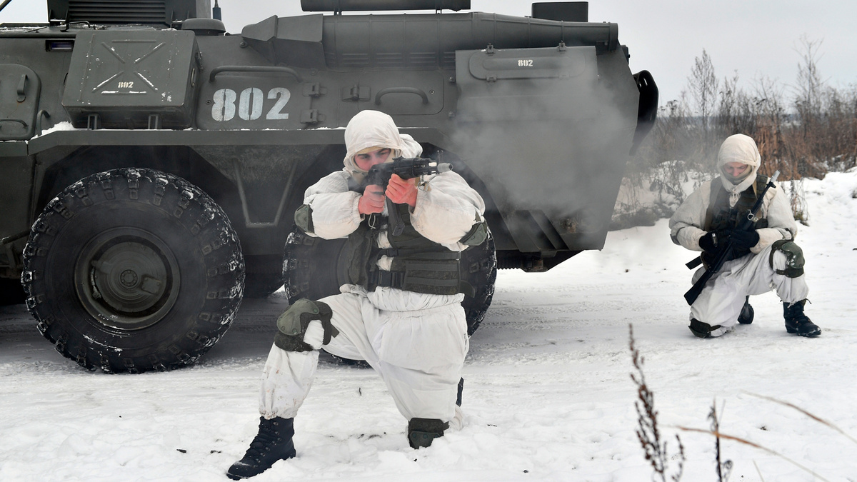   СВО. Зима. Военнослужащие. РИА