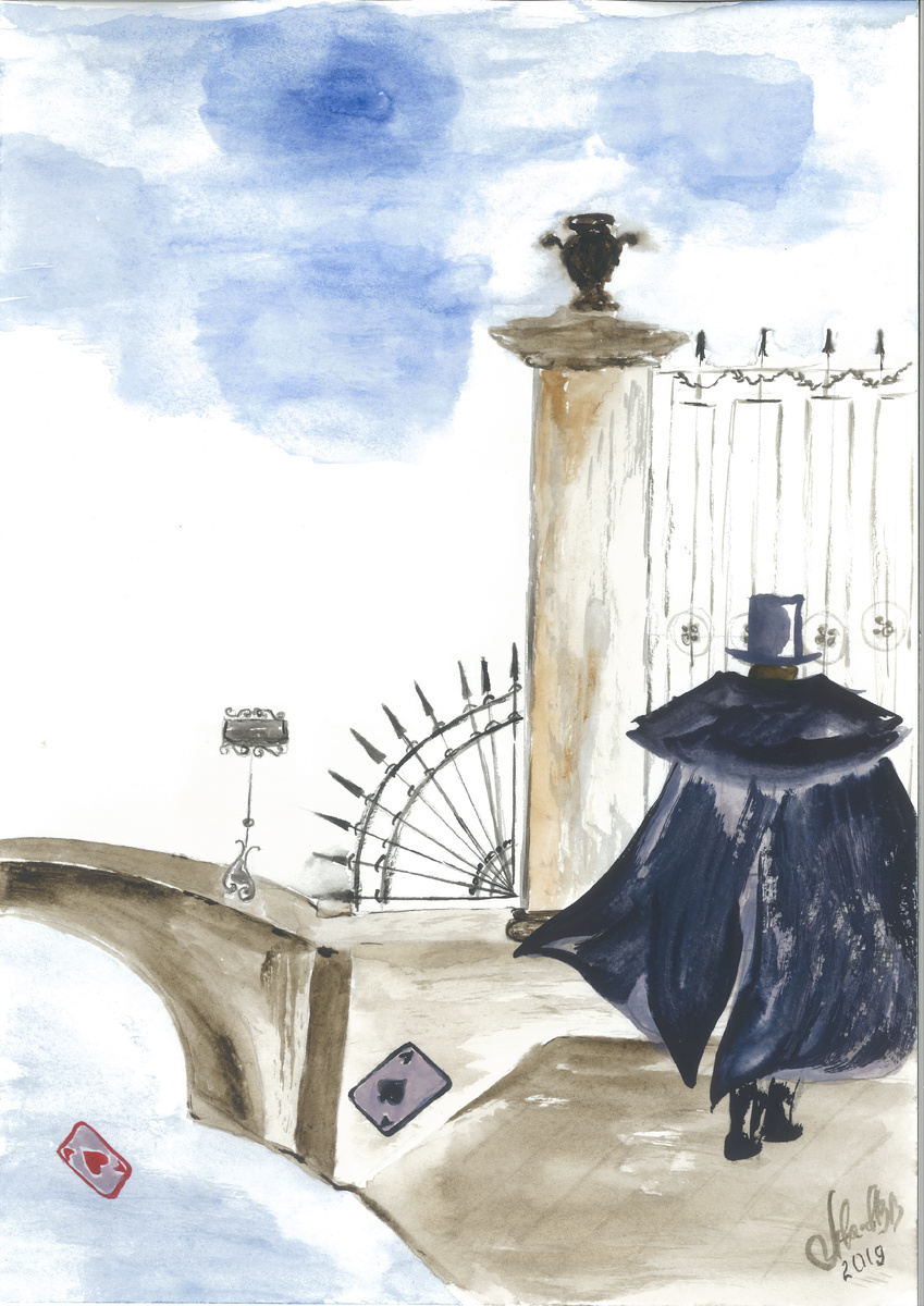 Аваков Владимир автор стихотворения "А может" и акварели (2019 г.)