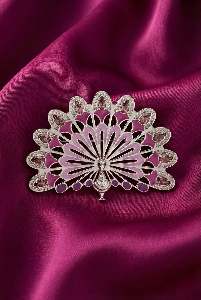 Брошь в виде Павлина, бренд TRIORA