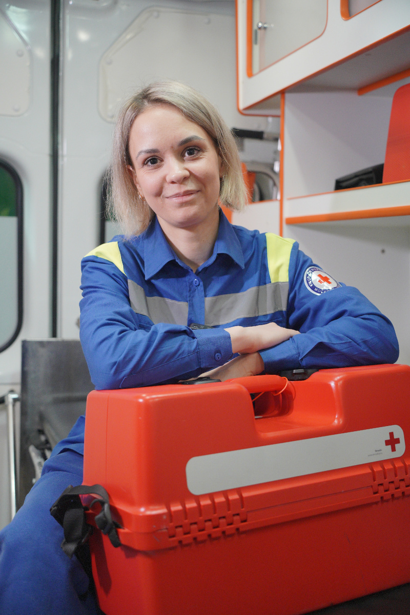 Александра Козлова — фельдшер скорой медицинской помощи