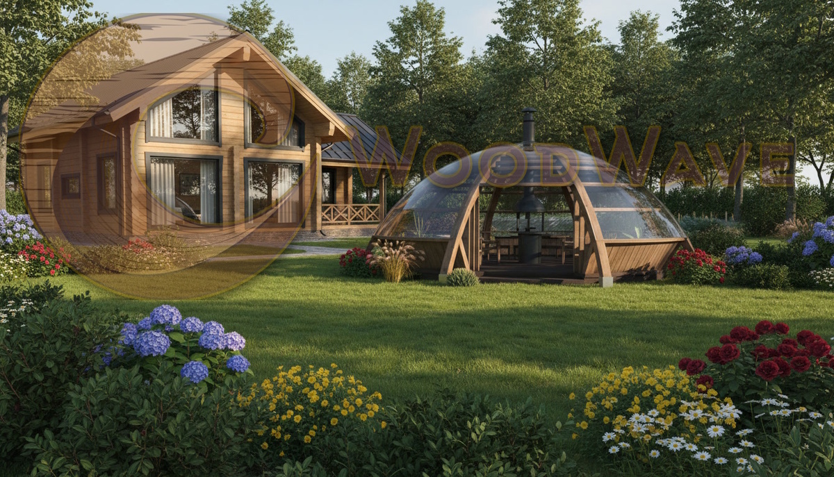 Купольная беседка Астра 2 от производителя WoodWave