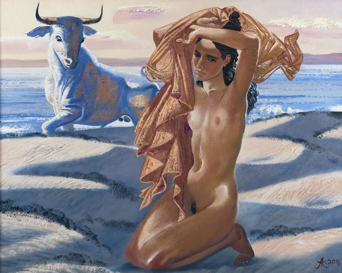 © Александр Кривонос. Европа. Холст, масло. 90 × 120 см.