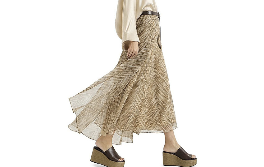 Три юбки от Brunello Cucinelli, которые легко повторить