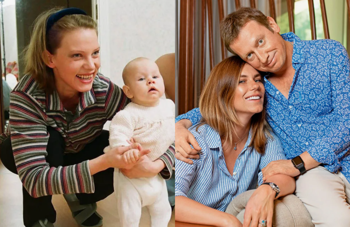 на фото слева Любовь Ельцова с сыном, справа Михаил Трухин и Анна Нестерцова 