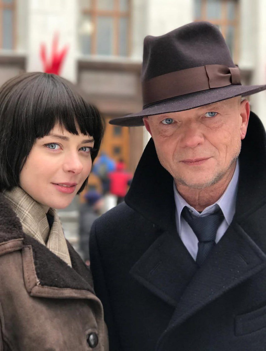 Марина Александрова с выступающим против СВО коллегой Андреем Смоляковым.