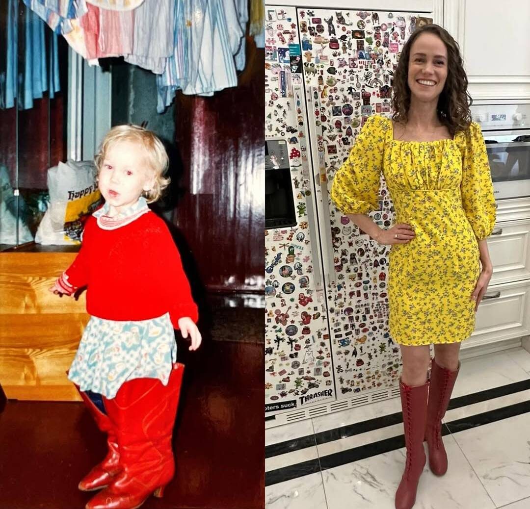    Катерина Ковальчук показала свое детское фотоСоцсети Катерины Ковальчук