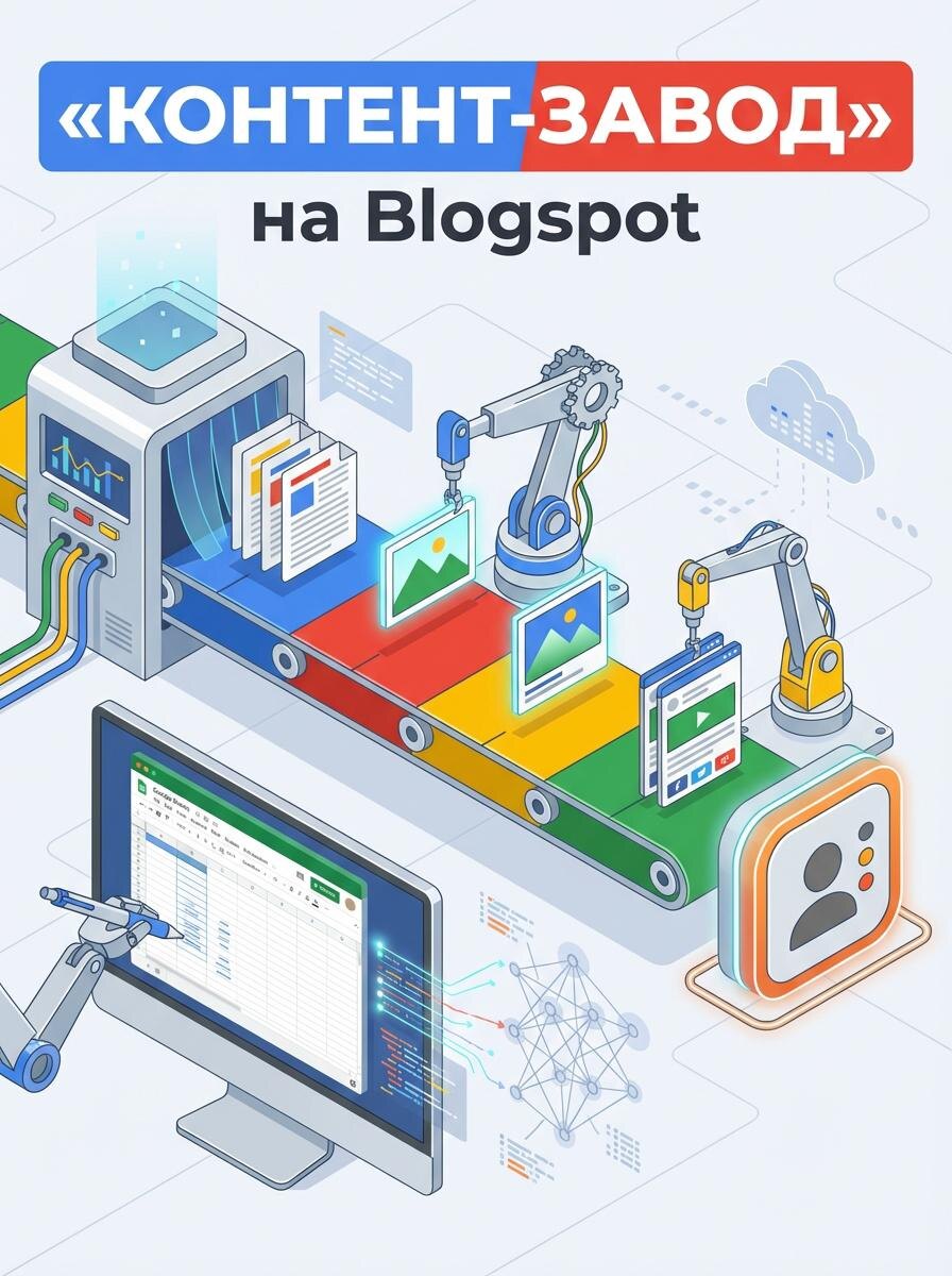 Контент-завод на Blogspot: Собираем автоматическую фабрику постов своими руками 🤖