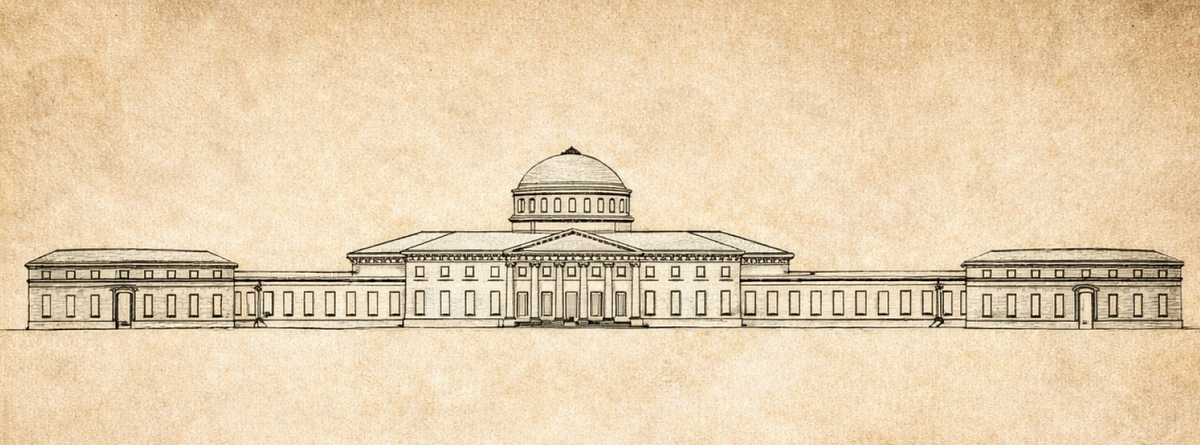 Чертеж Таврического сада