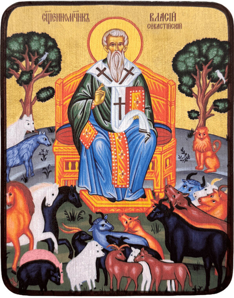 священномученик Власий Севастийский. Вариант иконографии