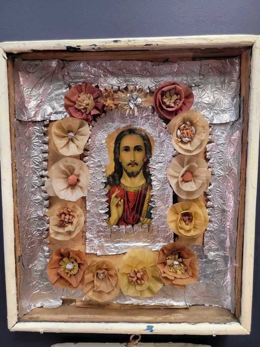 Христос Пантократор, икона XX века, сделанная в Нижегородской области 