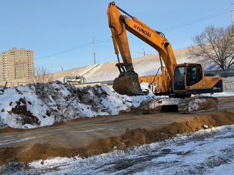    В Тюмени строят очистные сооружения для дождевой воды