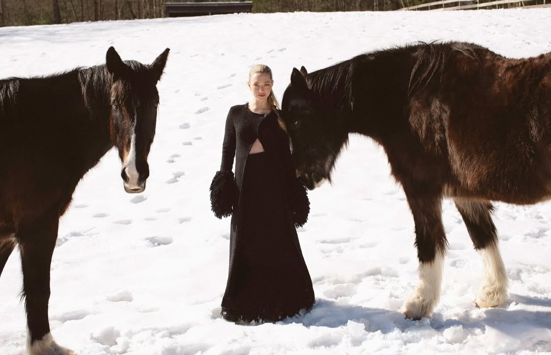 Аманда Сайфред на фотосессии для Hollywood Reporter на своей ферме в горах Катскилл. Материал: Amanda Seyfried.